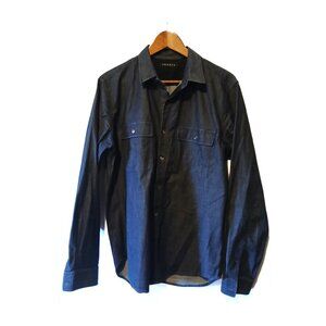 THEORY - Stretch cotton denim shirt - Sz M
